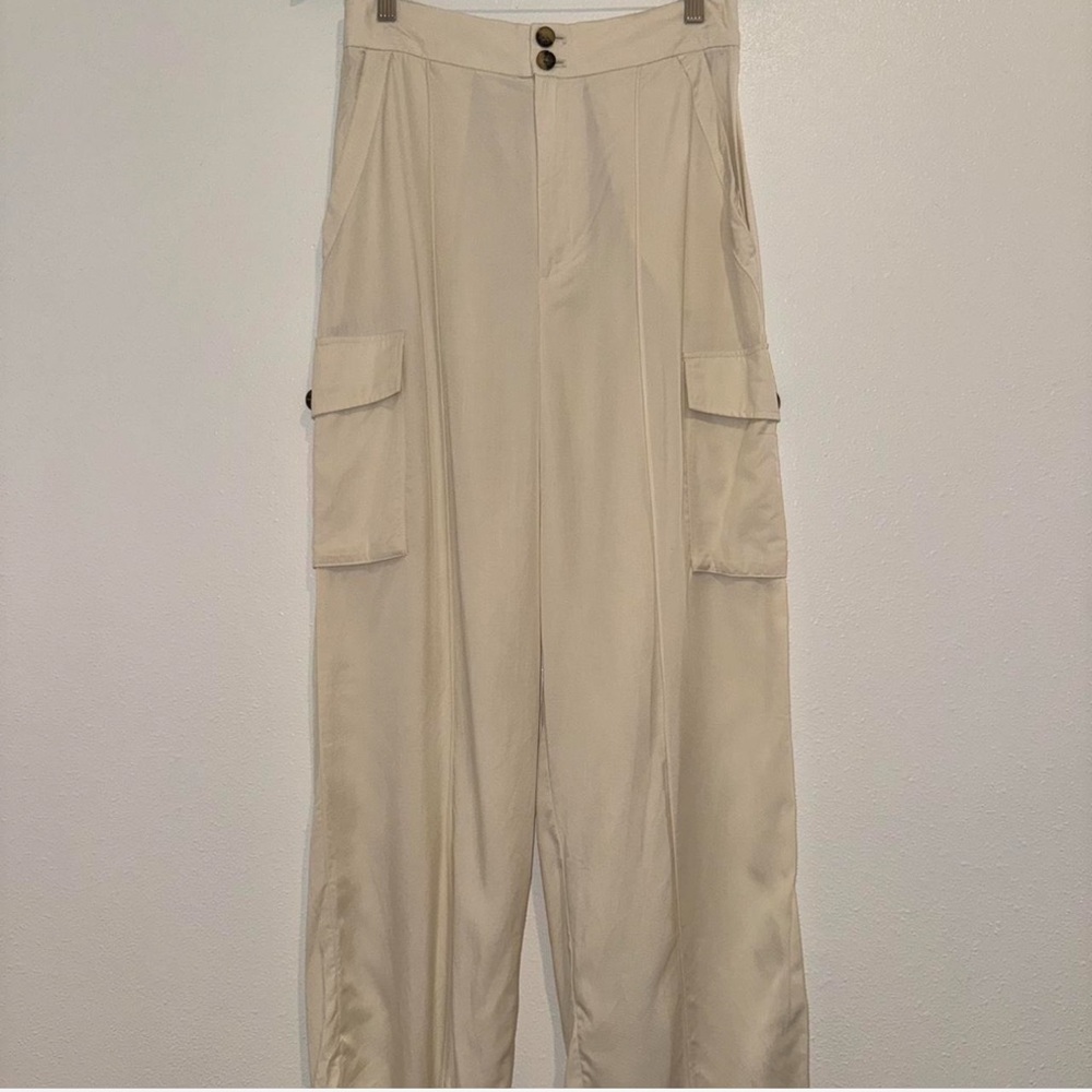 Banana Republic Cream Summer Trousers